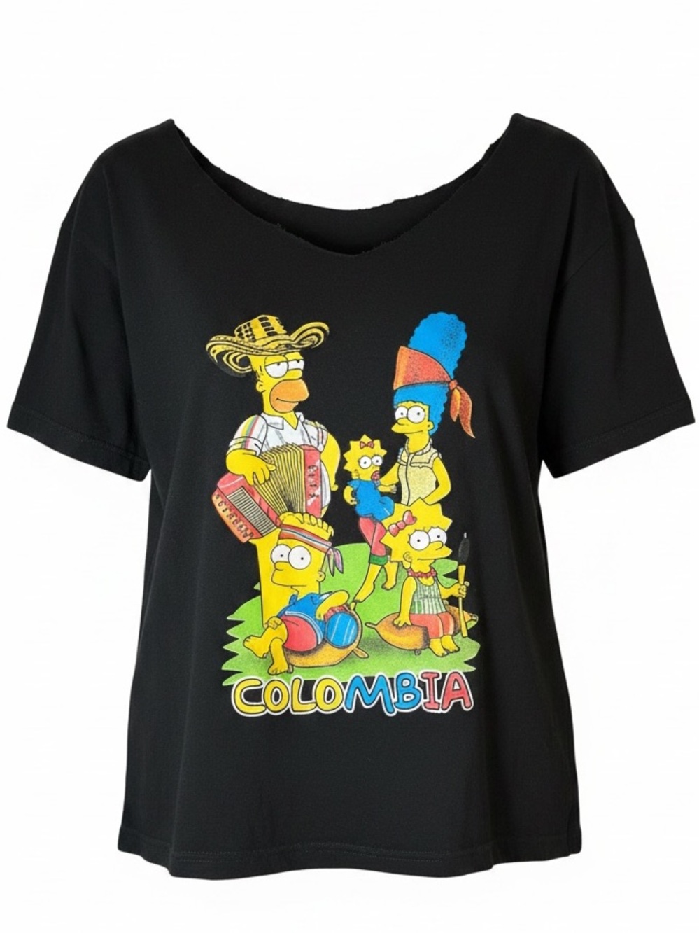 Simpson’s Black Colombia Graphic Tee - Women's Top